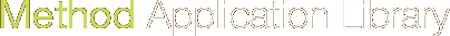 Method Application Library