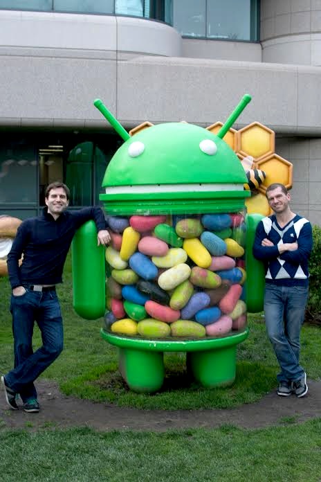 Paul and Danny at Google HQ